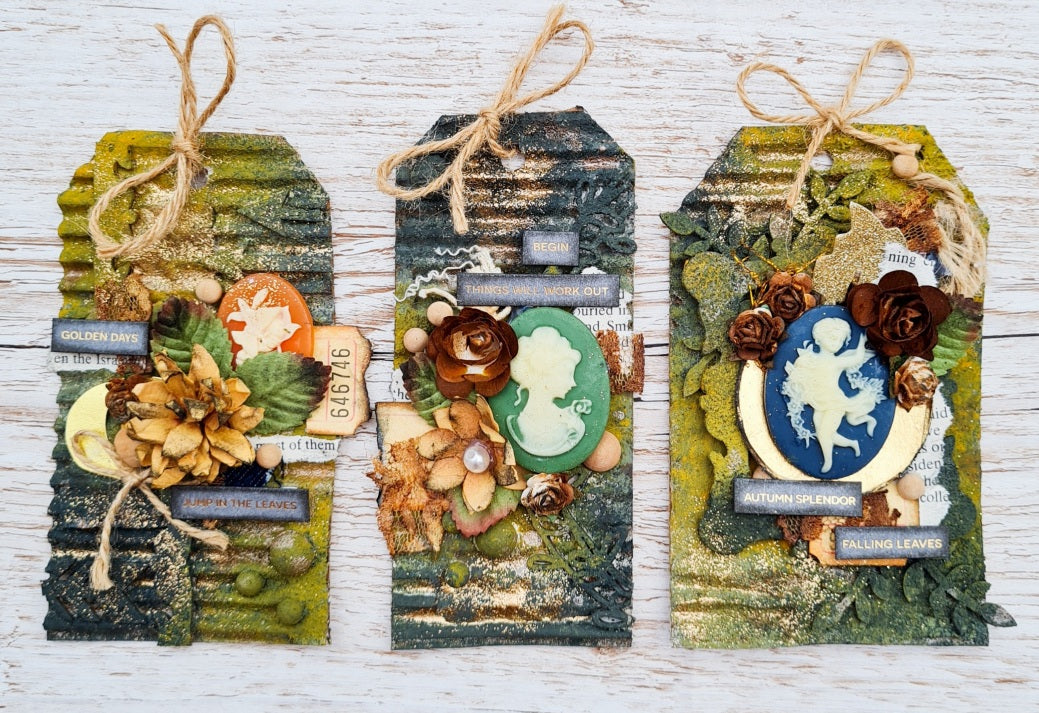 Autumn Tags by VICKI PUNTON