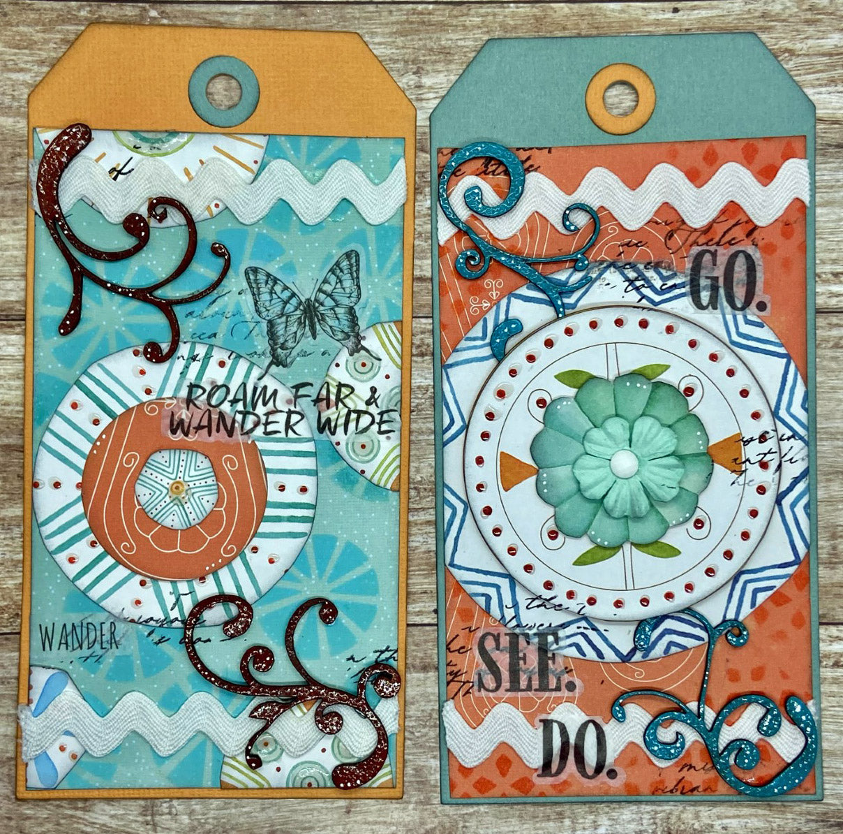 Wander Tags by SHARON NETTLESHIP