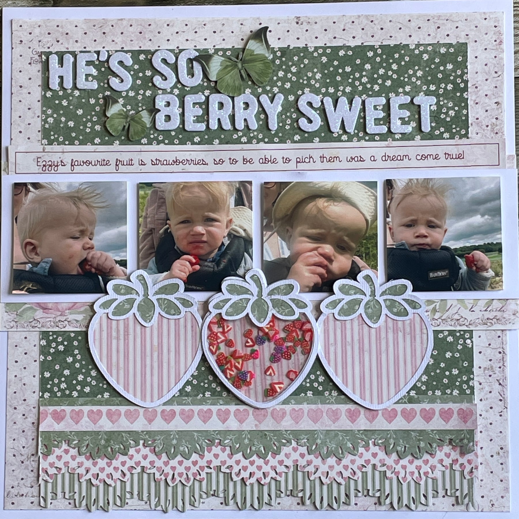 So Berry Sweet: Layout by Karen Moss