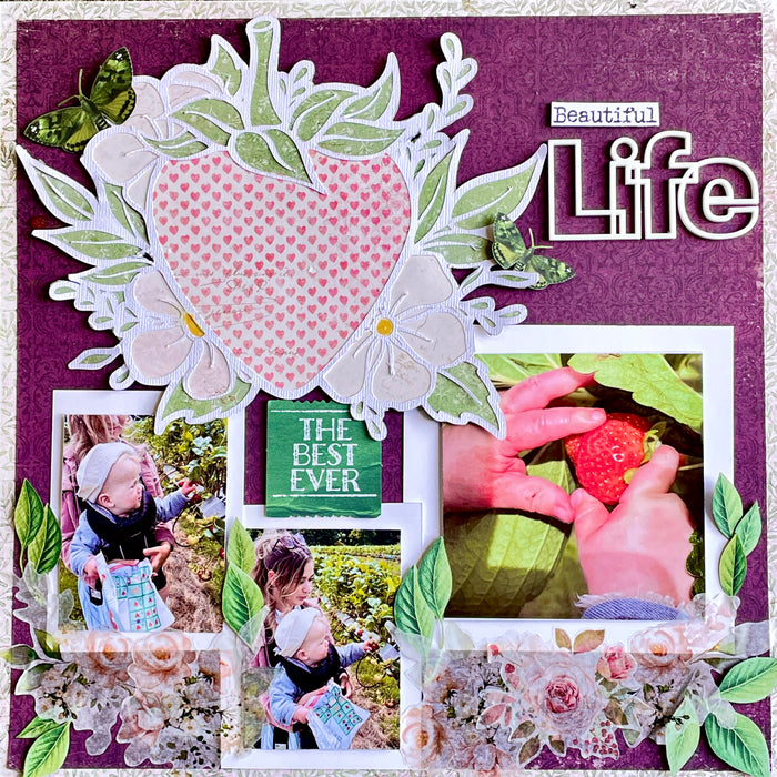 Beautiful Life: Layout by Karen Moss