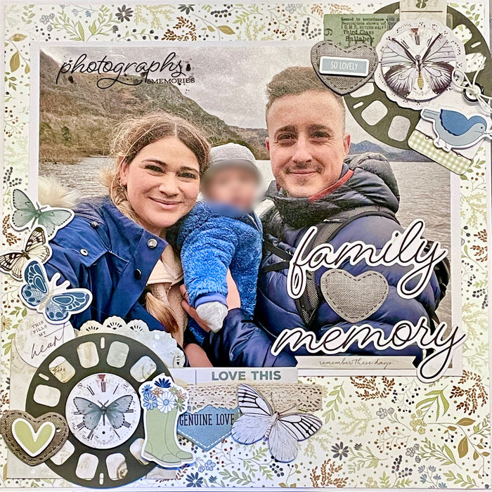 Family Memory: Layout by Karen Moss.