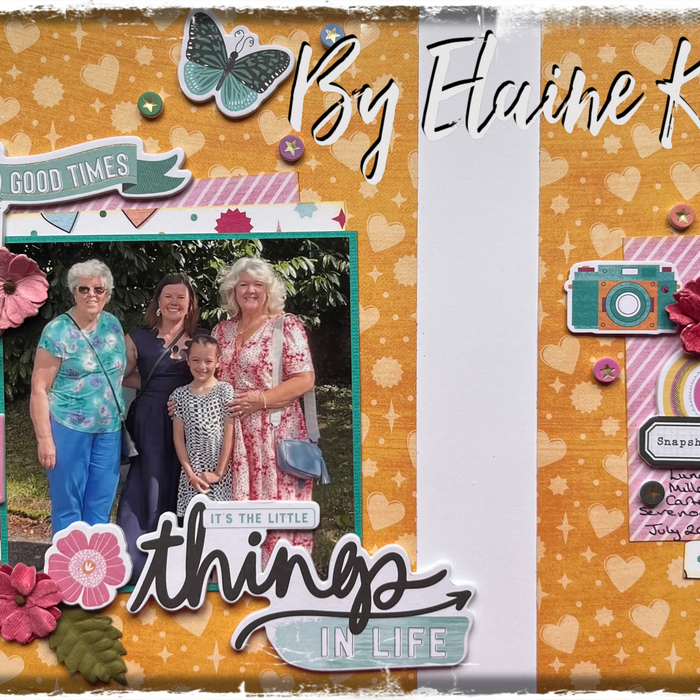 November Kit. Layout 2: By Elaine King