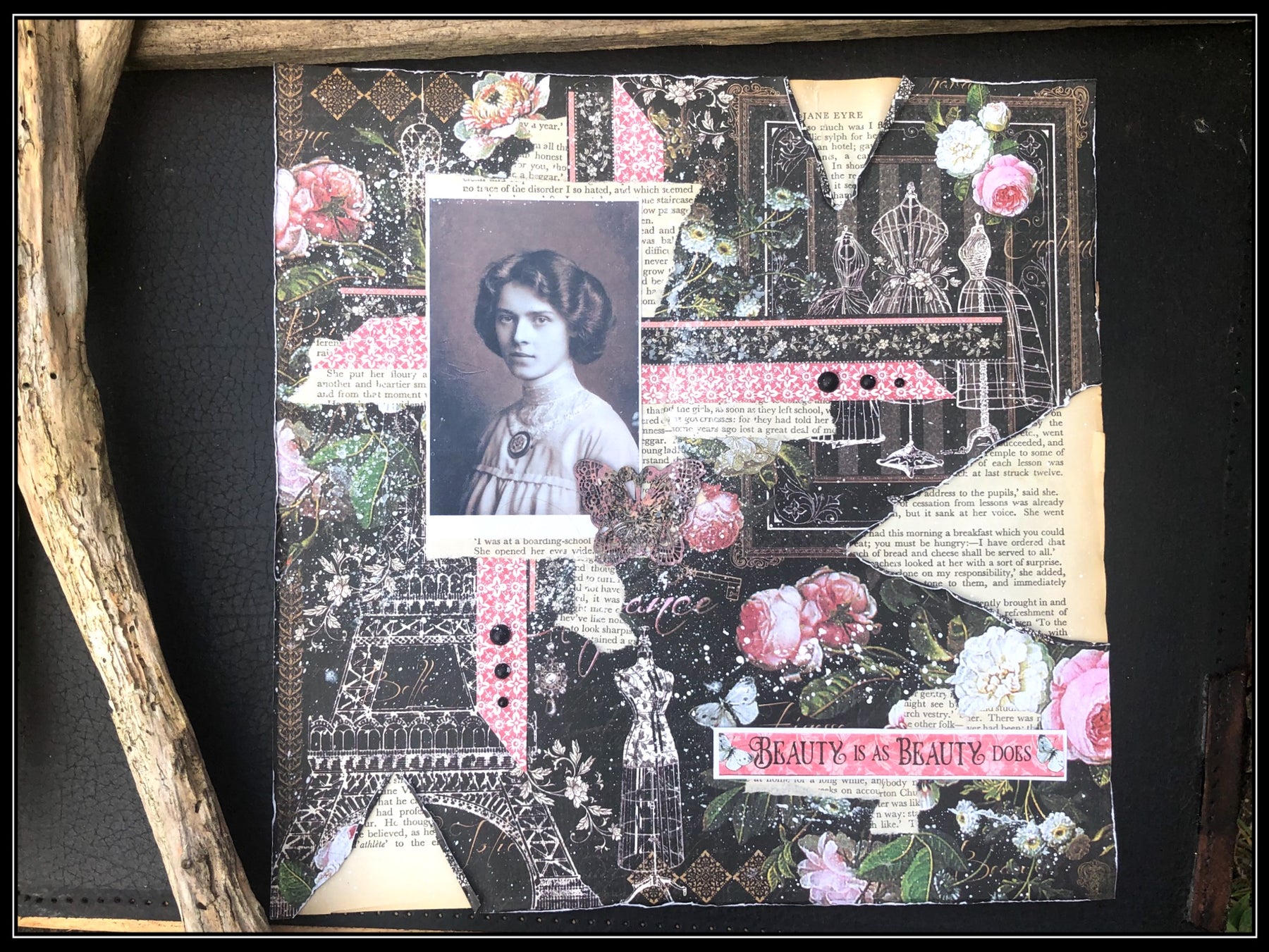 Vintage Layout by LOUISE CROSBIE