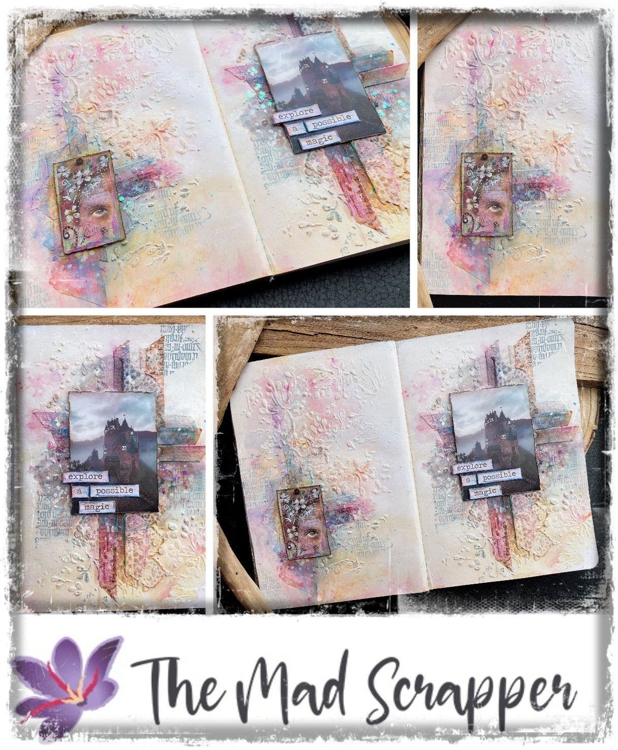 Art Journal Pages by LOUISE CROSBIE