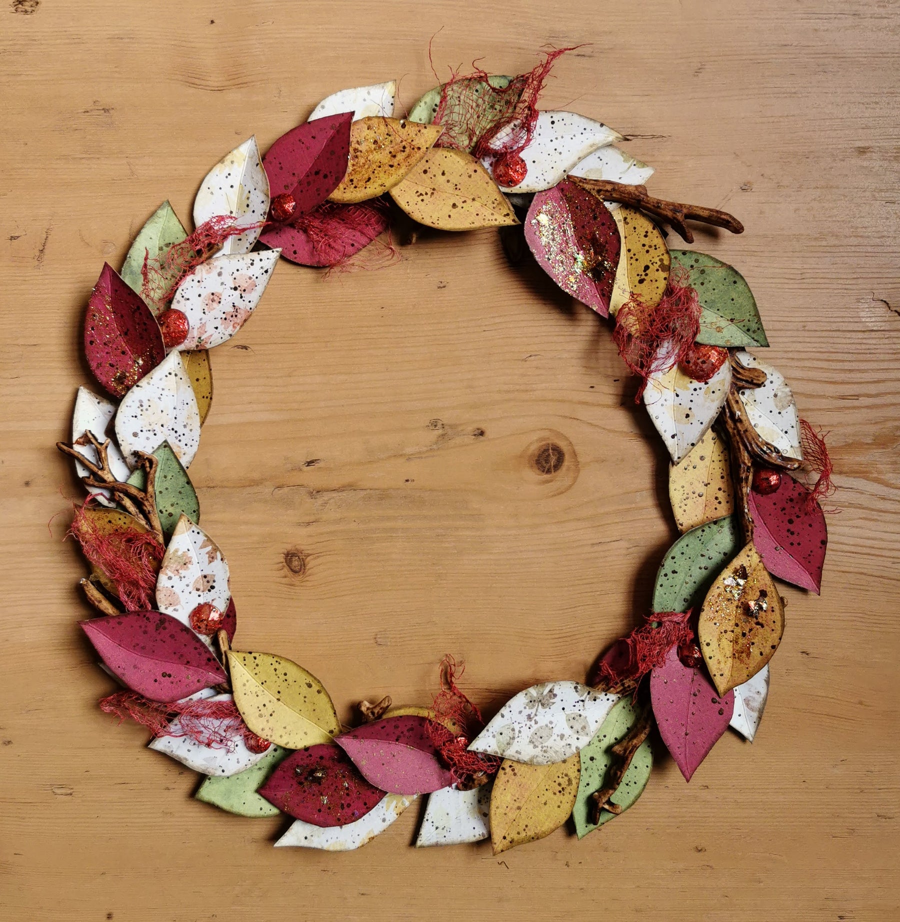 Autumn Wreath BY LORI WOODS