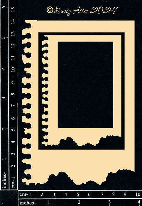 Torn Notebook Frame – 2pce