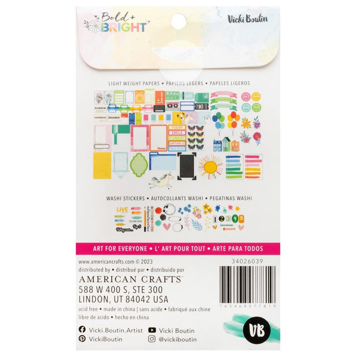 Bold And Bright Paperie Pack