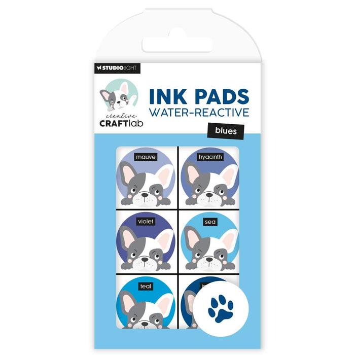 Studio Light Water-Reactive Ink Pads - Blues