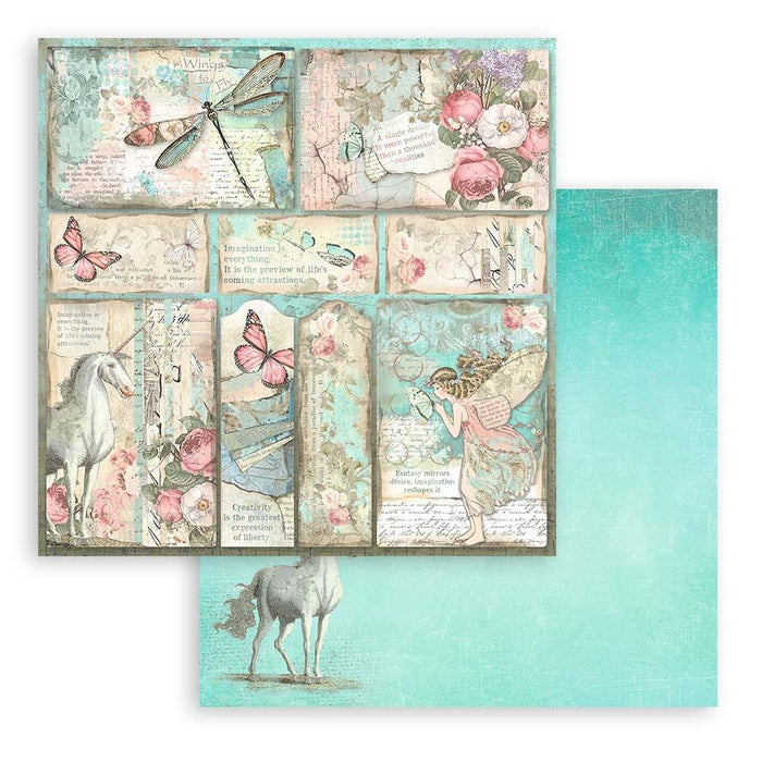 Wonderland Double-Sided Paper Pad 8"X8"