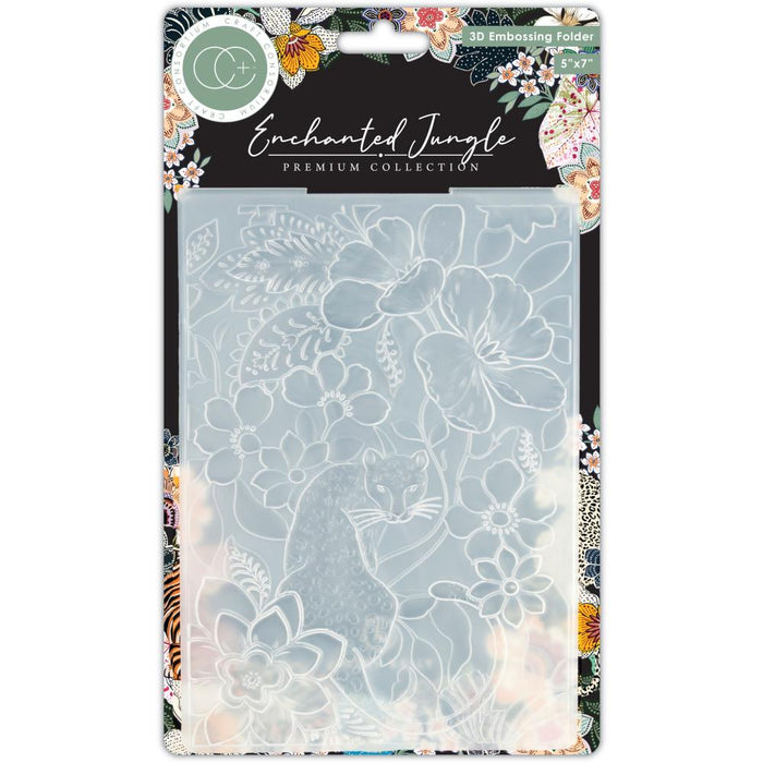 3D Embossing Folder - Enchanted Jungle