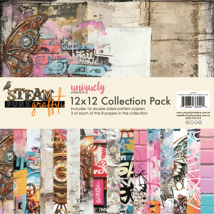 STEAMPUNK GRAFFITI 12 X 12 COLLECTION PACK