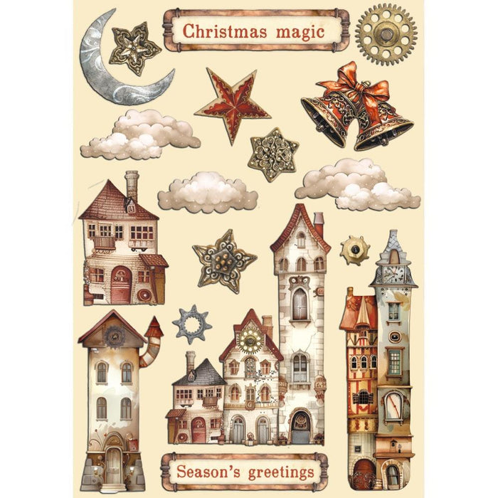 Wooden Shapes - Gear Up For Christmas Cozy Houses