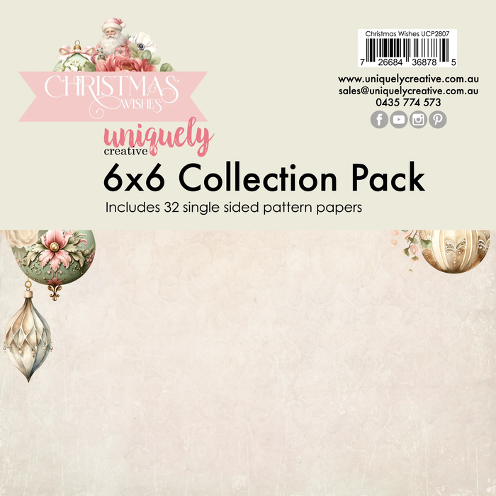 CHRISTMAS WISHES 6 X 6 COLLECTION PACK