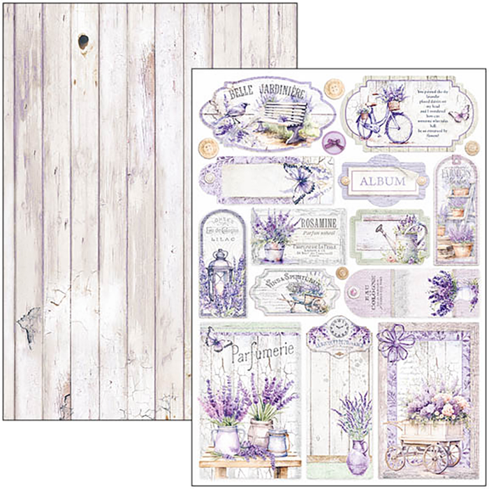 MORNING IN PROVENCE CREATIVE PAD A4 9/PKG