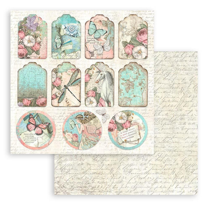 Wonderland Double-Sided Paper Pad 8"X8"