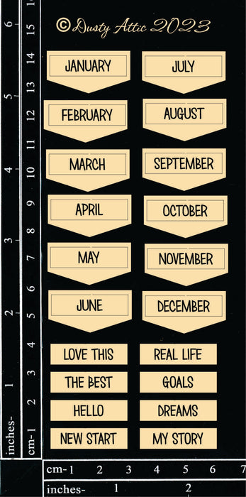 Month Tabs