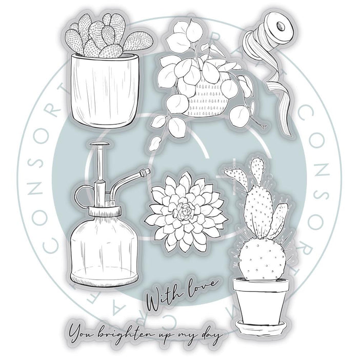 Botany Boutique Clear Stamps - Cactus