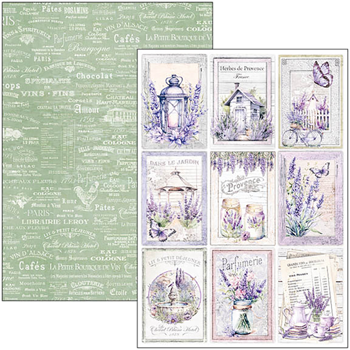 MORNING IN PROVENCE CREATIVE PAD A4 9/PKG