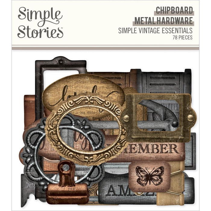 Simple Vintage Essentials Chipboard