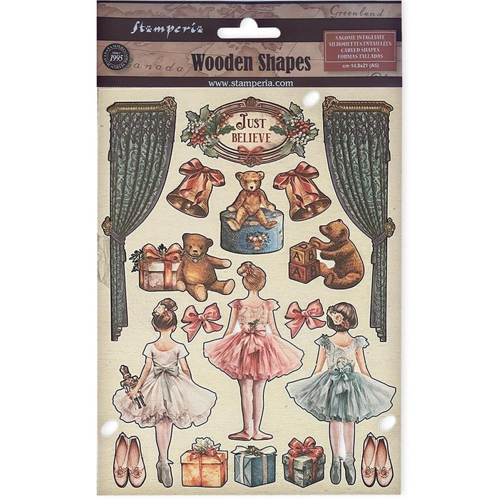 Wooden Shapes - The Nutcracker Ballet And Teddy