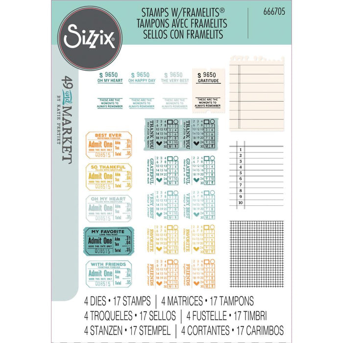 Clear Stamps With Framelits Die - Forever Journal Essentials