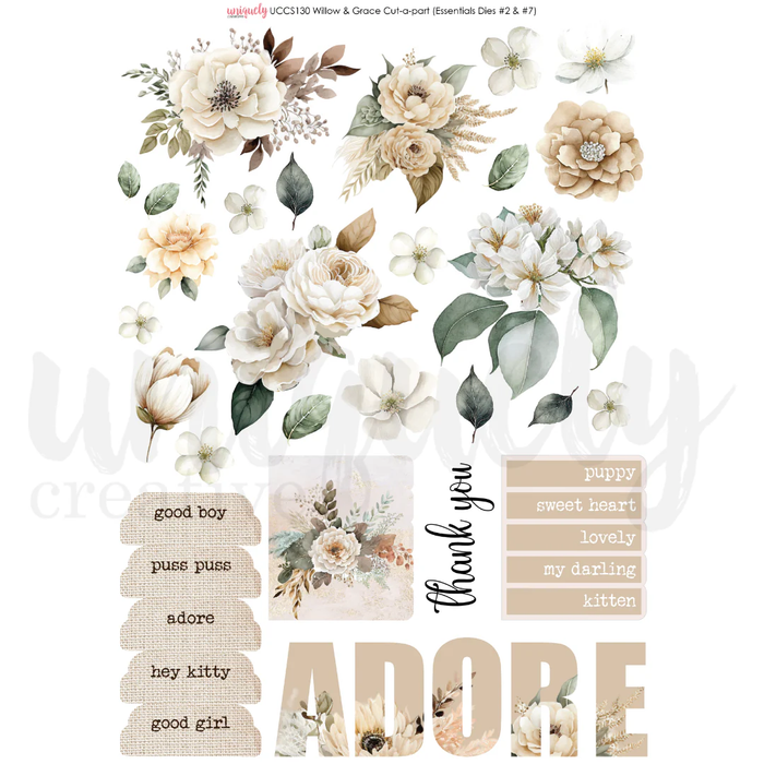 WILLOW & GRACE CUT-A-PART SHEET