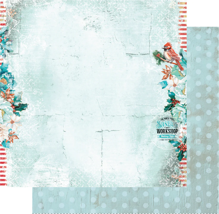 Merry and Bright - Santa's Workshop Paper