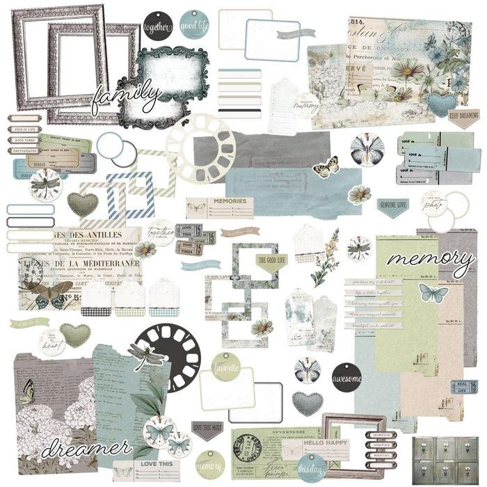 Vintage Artistry Moonlit Garden Ephemera Bits