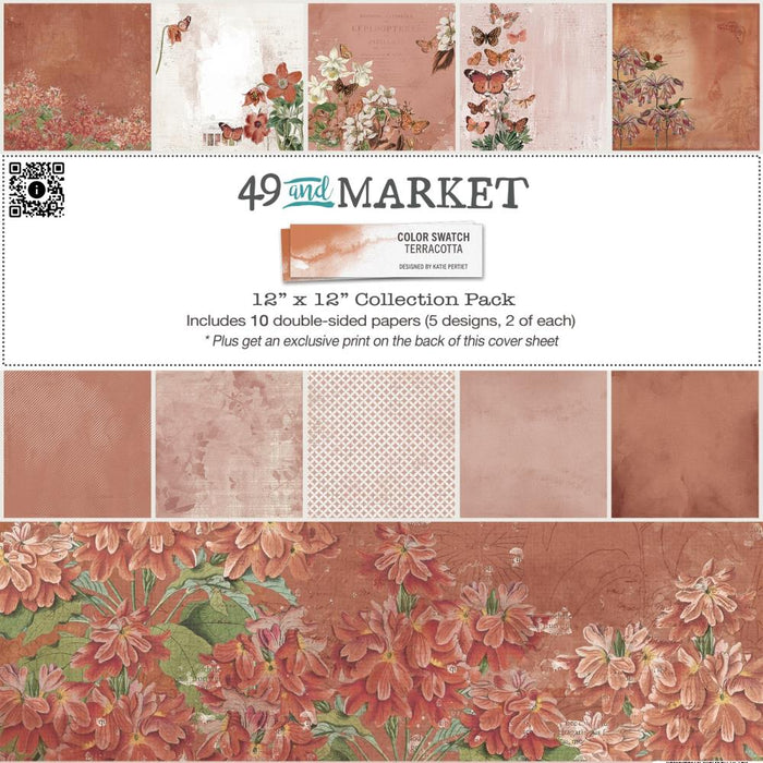 Color Swatch: Terracotta Collection Pack 12"X12"