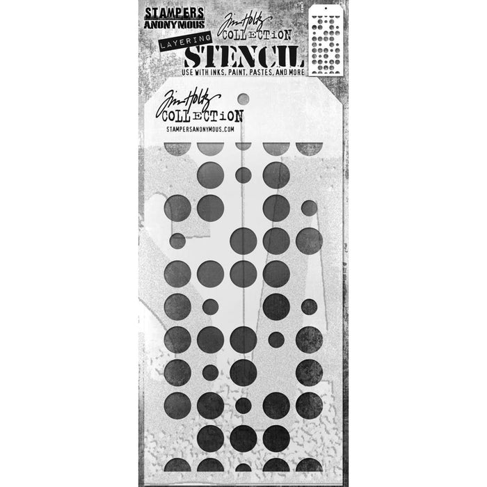 Tim Holtz Layering Stencil - Spots